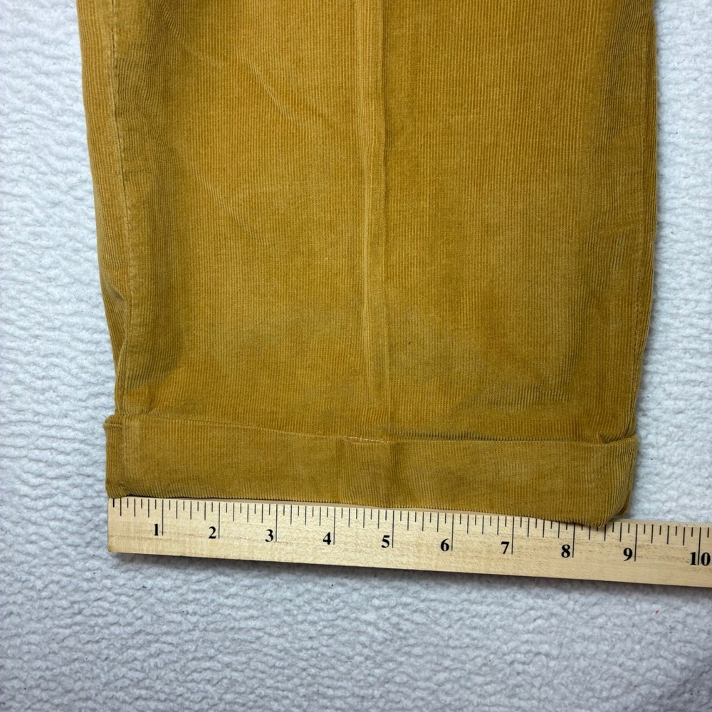 Bills Khakis Corduroy Pants Men 36x32 Brown Pleated Vintage USA Classic Preppy - Picture 9 of 9